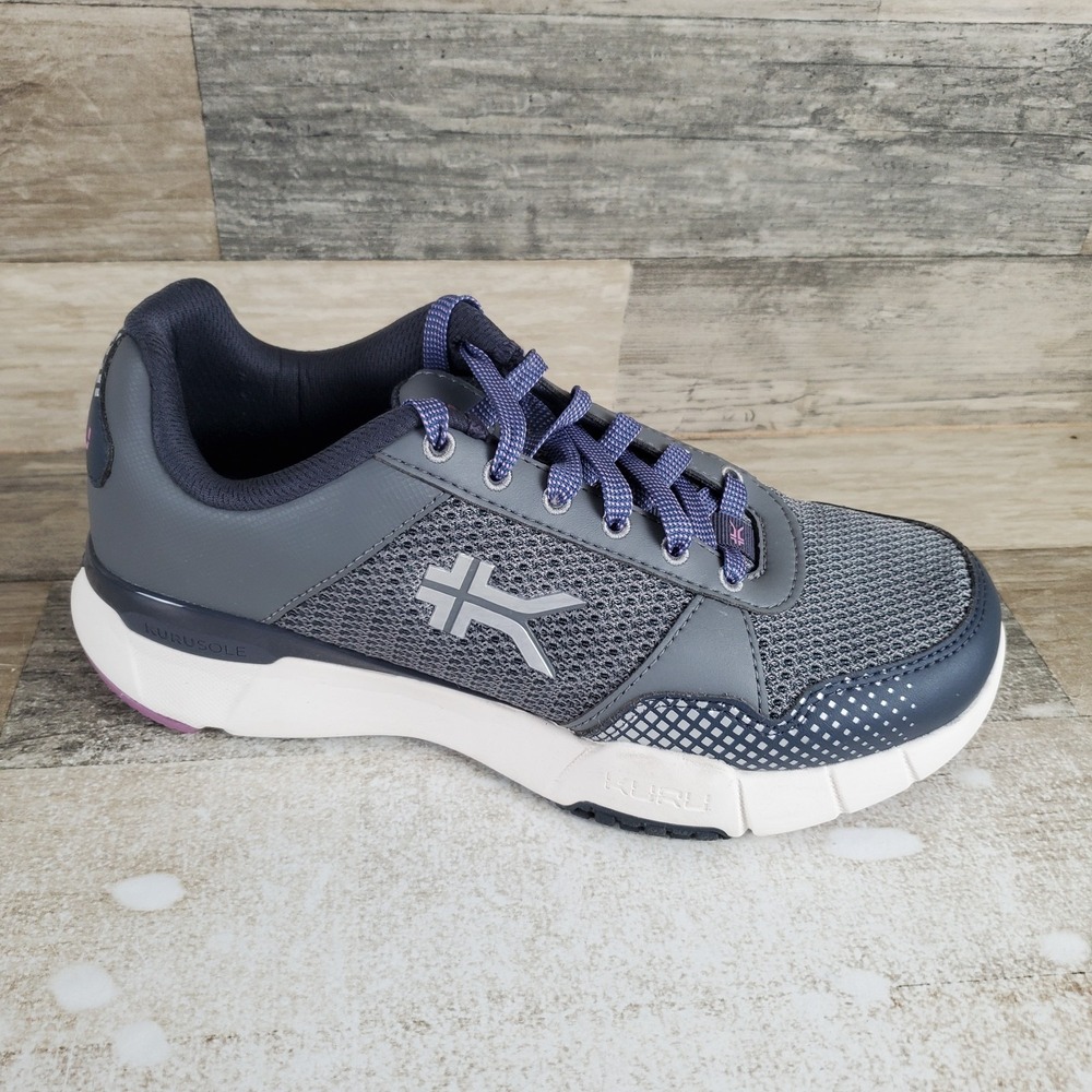 Kuru Quantum 2.0 Womens‎ Shoes Sz 9 W Running Pewter Night Sky Lace Up Sneakers